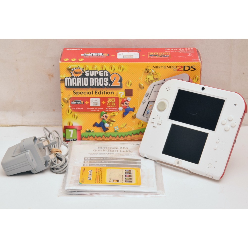 Nintendo 2ds konsol med New Super Mario Bros.2 .. | Köp på Tradera